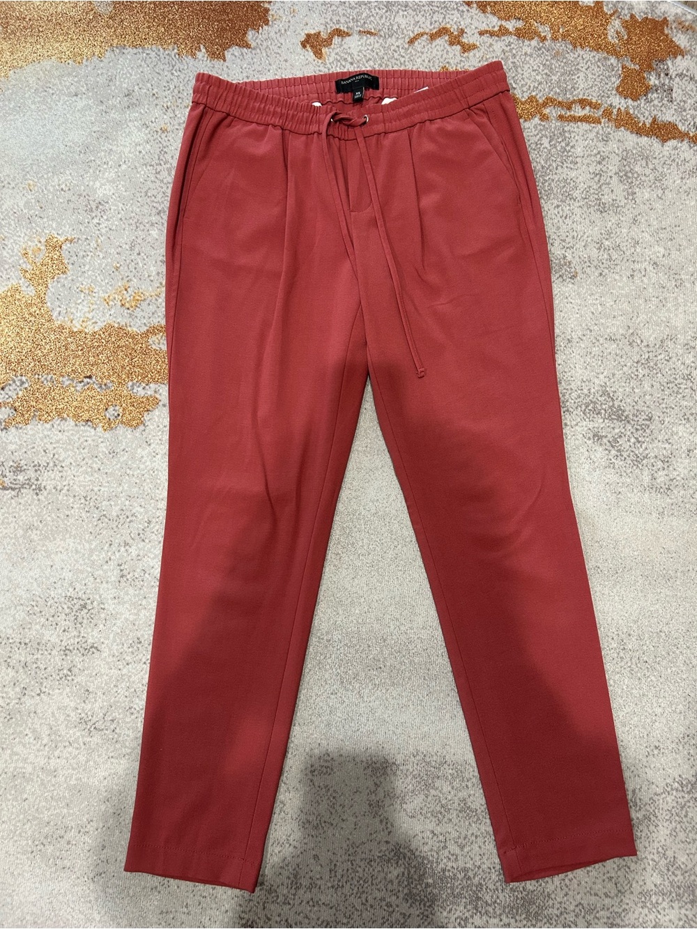 Banana Republic Women’s Salmon Red Drawstring Joggers